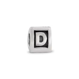 Pandora Blocked Letter Initial Charm